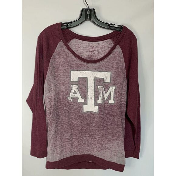 Colosseum Texas A&M Aggie Long Sleeve T Shirt Size Small - Picture 1 of 6